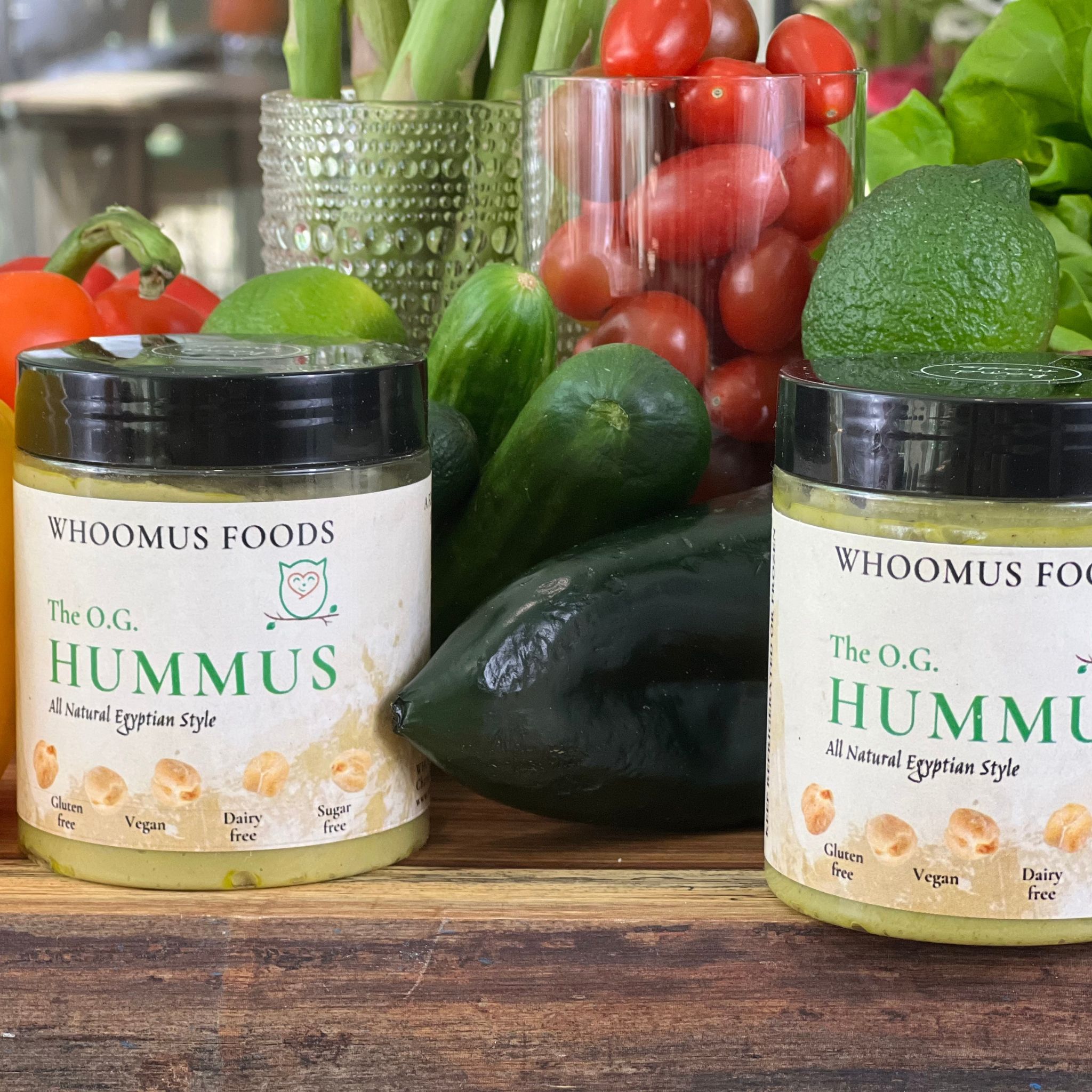 Whoomus All Natural Gourmet Hummus - Bold Original Flavor, 8oz, 6 Pack thumbnail 3