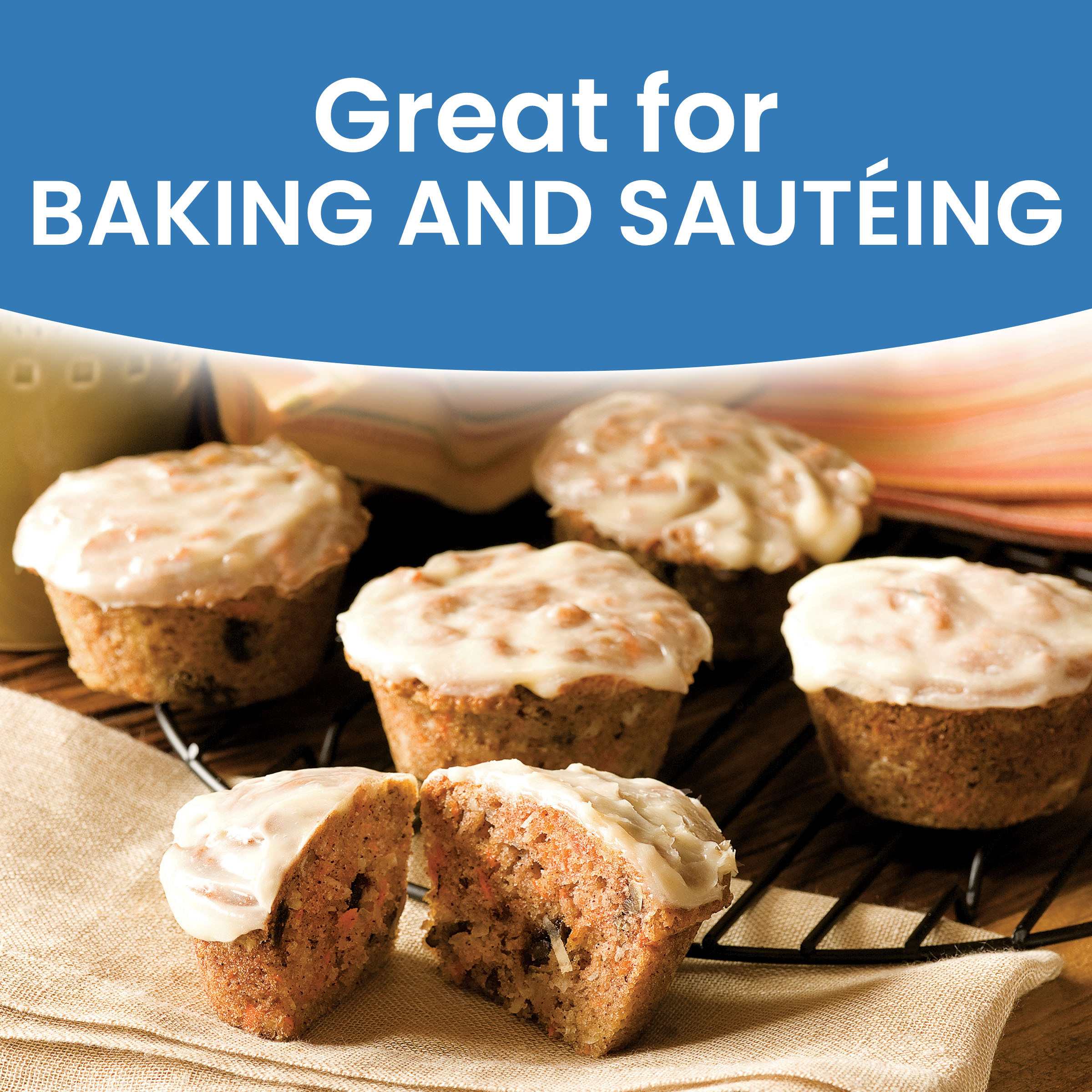 Crisco Butter Flavor No-Stick Cooking Spray Can, 6 oz thumbnail 3