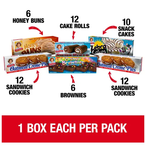 Little Debbie Snack Cake Variety Pack - 6 Box Assortment thumbnail 2
