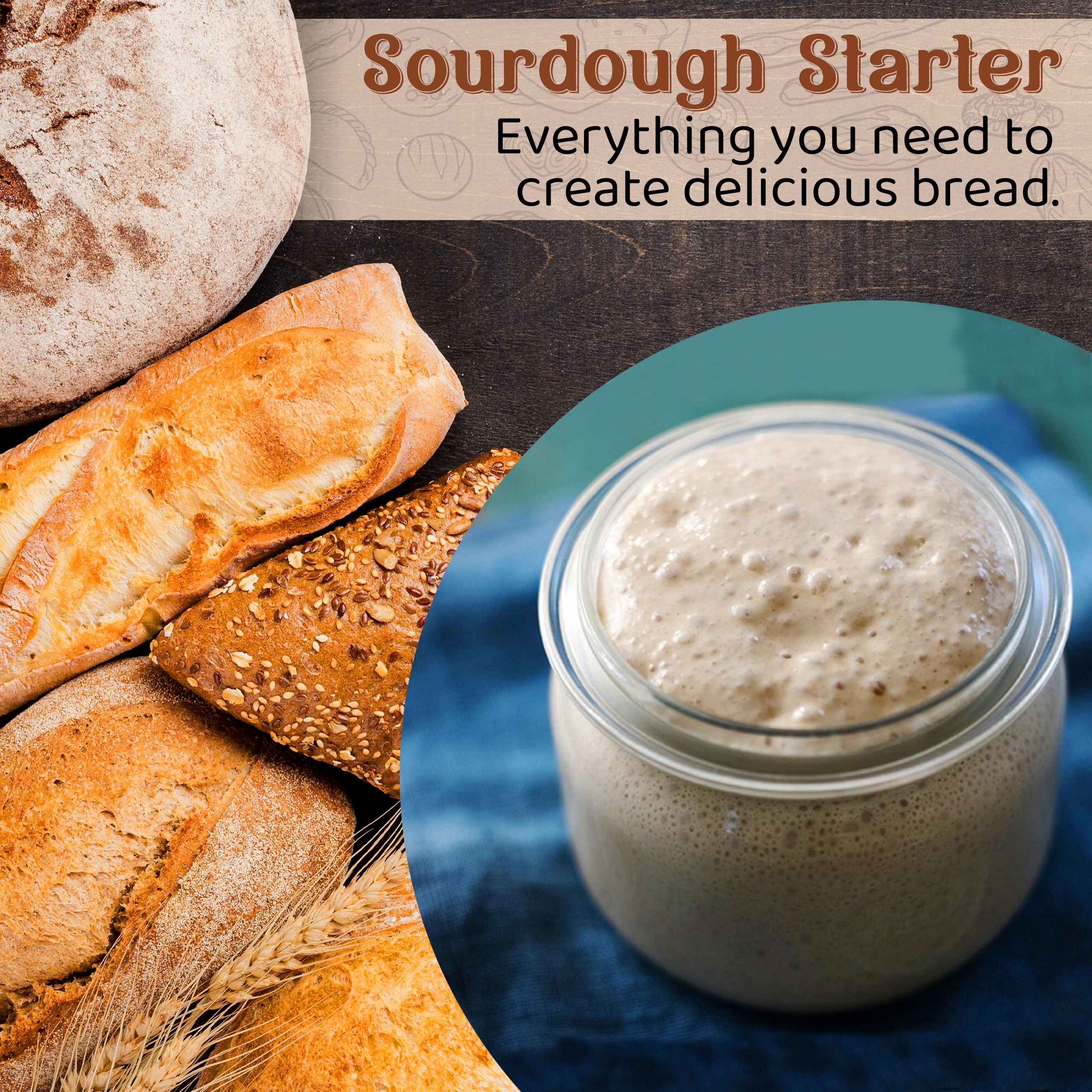 Living Dough - Live Sourdough Starter Culture - 233 Year Old San Francisco Starter Culture thumbnail 2