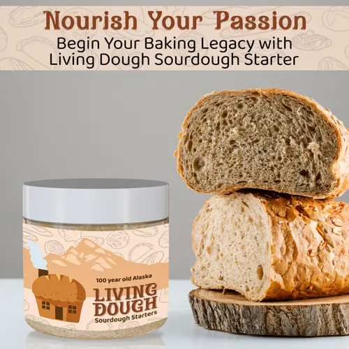 Living Dough - Live Sourdough Starter Culture - 233 Year Old San Francisco Starter Culture thumbnail 3
