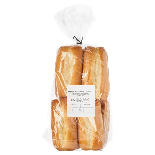 Freshness Guaranteed French Steak Rolls, 13 oz, 8 Count