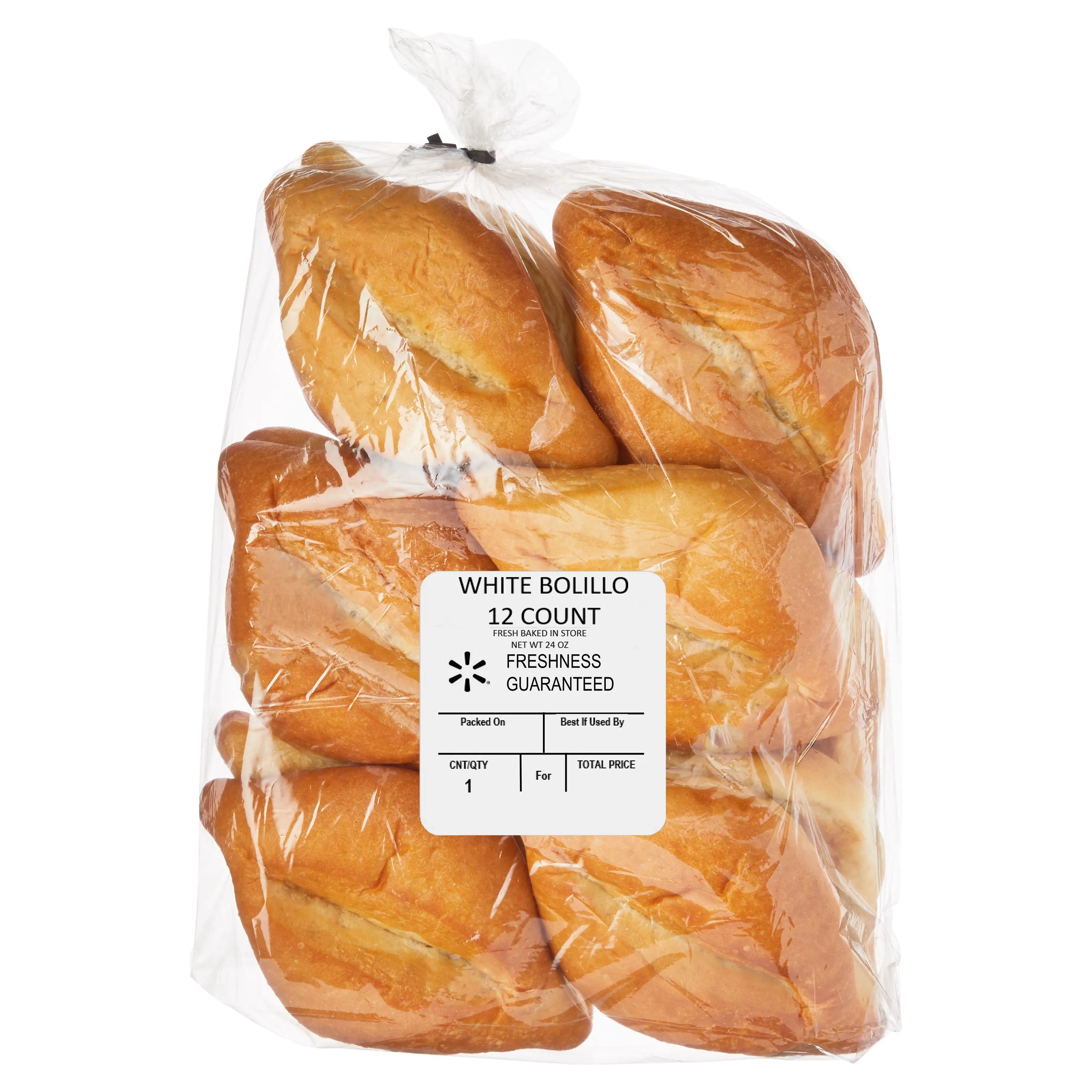 Freshness Guaranteed White Bolillos, 24 oz, 12 Count