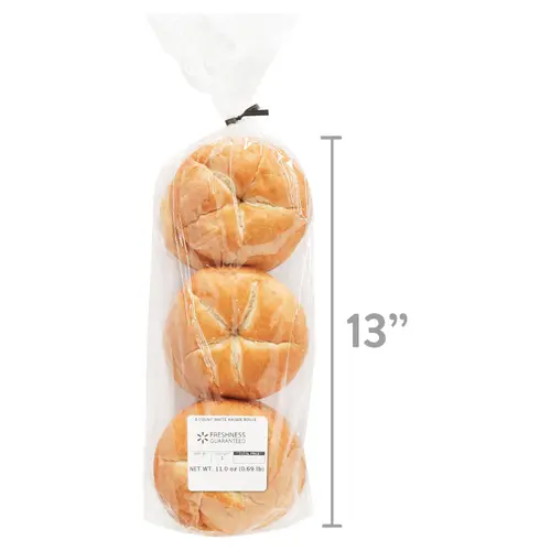 Freshness Guaranteed White Kaiser Rolls, 11 oz, 6 Count (Shelf Stable/Regular) thumbnail 4