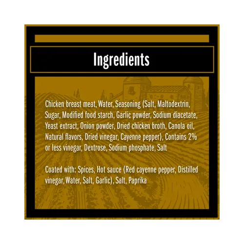 Prima Della Buffalo Style Chicken Breast, Deli Sliced Plastic Pack thumbnail 4