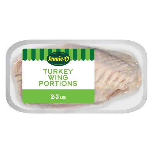 JENNIE-O Raw Turkey Wing Portions, Refrigerated, 2-3 lb Plastic Tray