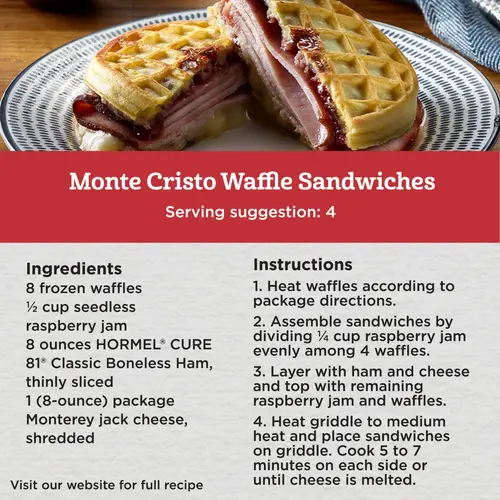 HORMEL CURE 81 Classic Boneless Sliced Half Ham, 3-5.5 lbs. thumbnail 2