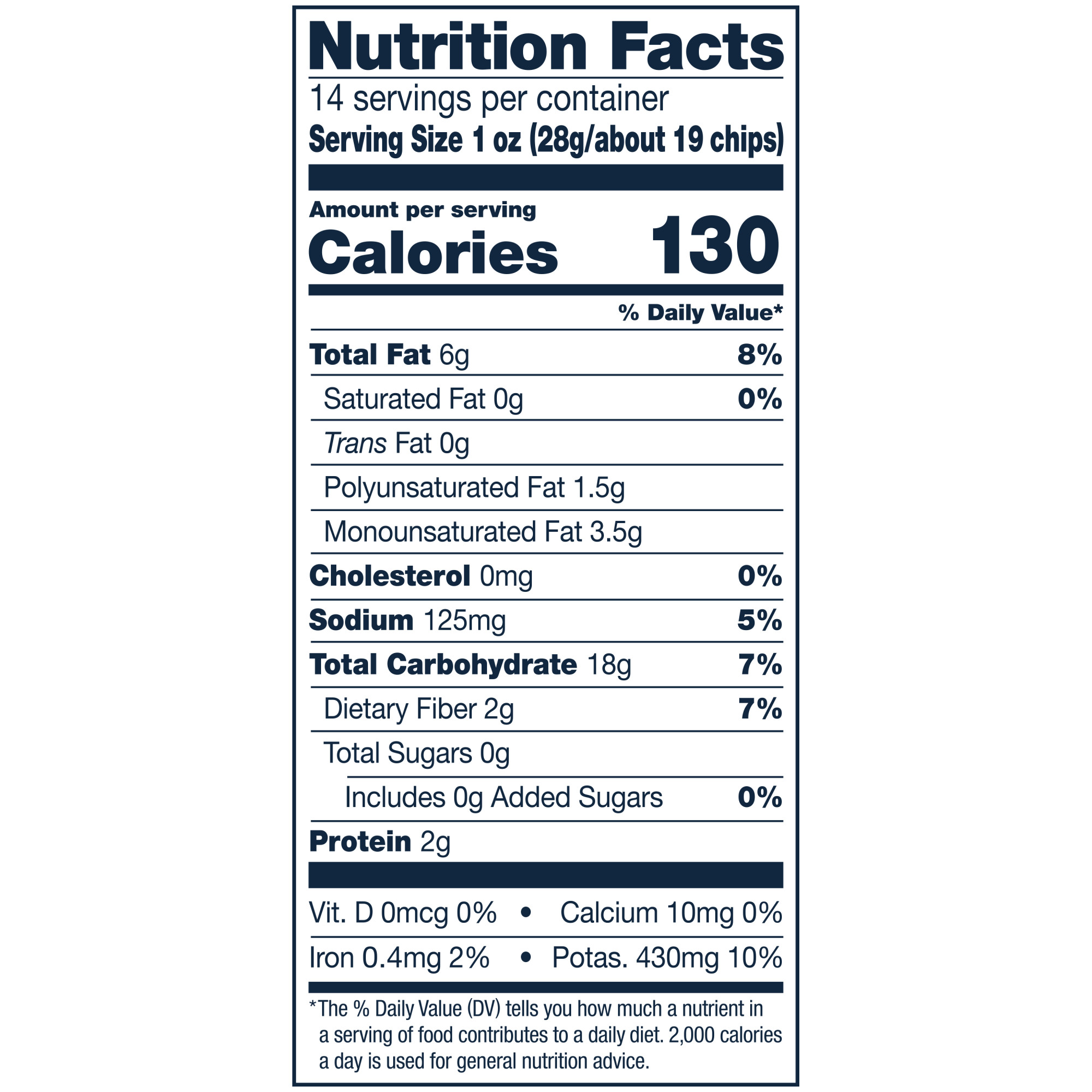 Cape Cod Potato Chips, Less Fat Original Kettle Chips, 14 oz thumbnail 2