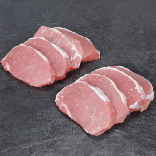 Pork Center Cut Loin Chops Boneless Family Pack, 2.0 - 3.8 lb Tray thumbnail 2