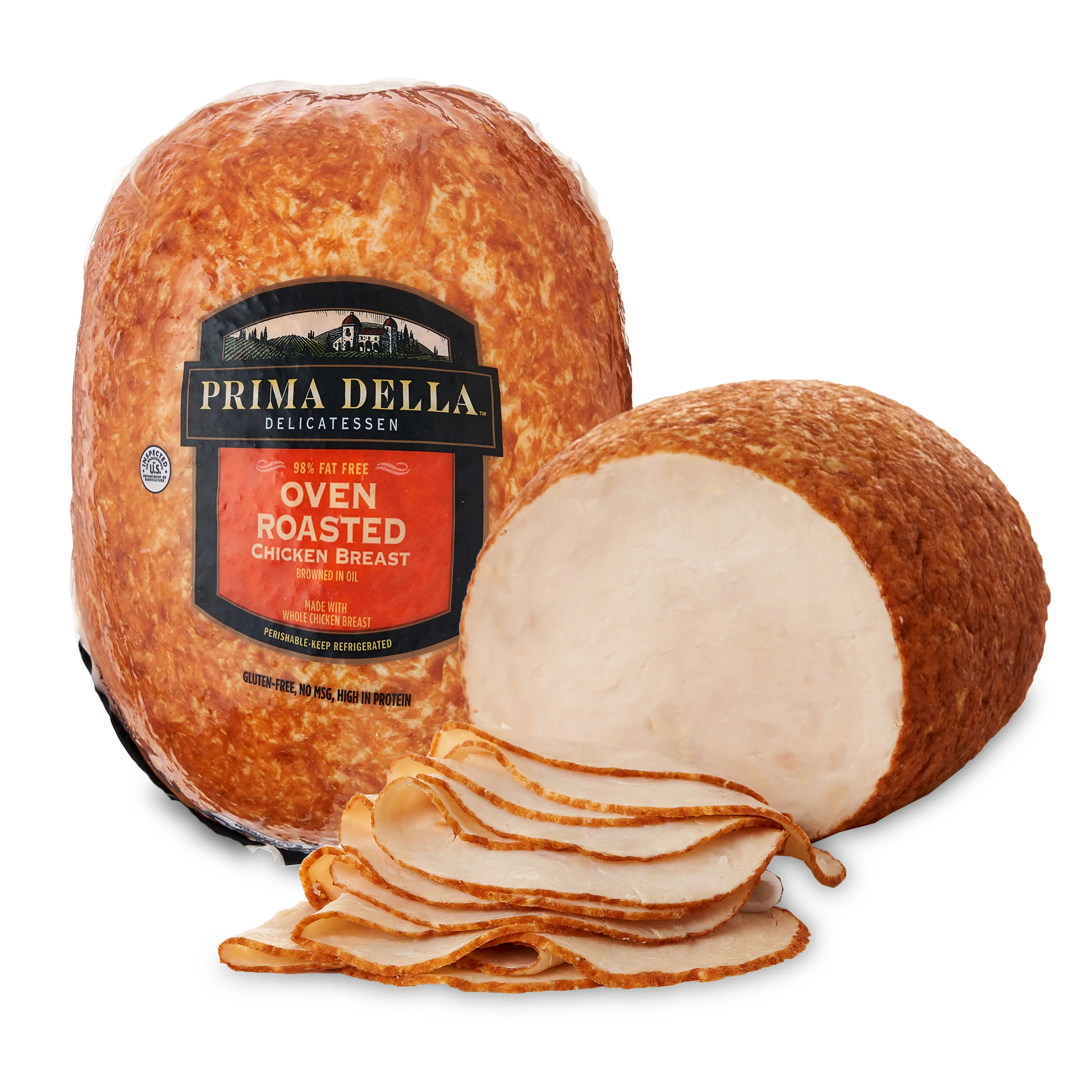 Prima Della Oven Roasted Chicken Breast, Deli Sliced