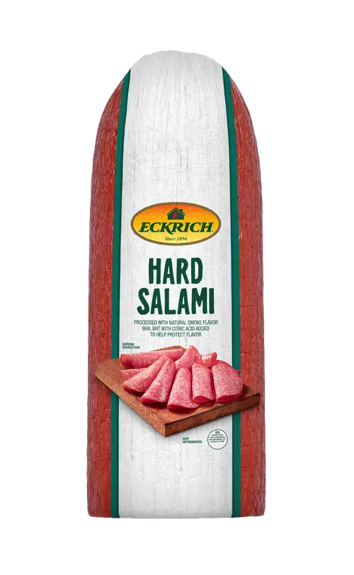 Eckrich Deli Hard Salami, Deli Sliced