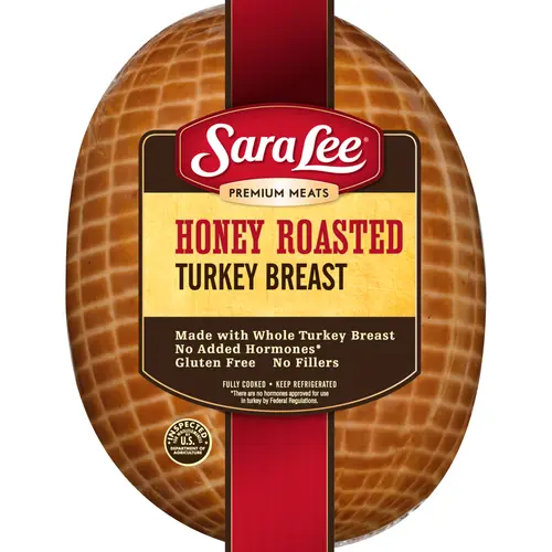 Sara Lee Premium Meats Gluten Free Honey Roasted Turkey Breast, Deli Sliced, Plastic Wrapper