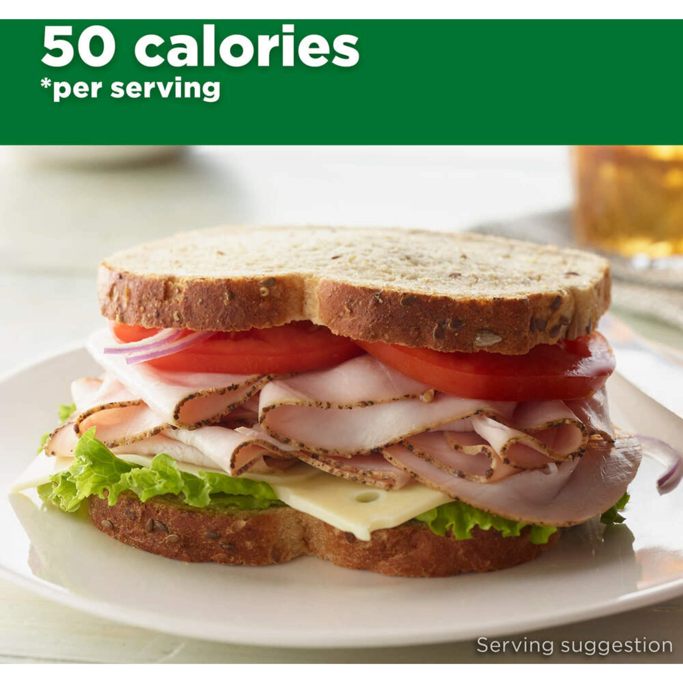 JENNIE-O Premium Seasoned Cracked Pepper Turkey Breast, Deli Sliced,  2 oz Serving, 12 g Protein per Serving, Plastic Bag thumbnail 4