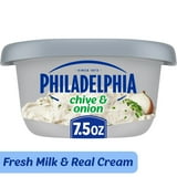 Philadelphia Chive & Onion Cream Cheese Spread, 7.5 oz Tub