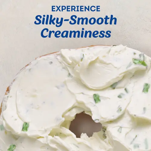 Philadelphia Chive & Onion Cream Cheese Spread, 7.5 oz Tub thumbnail 3