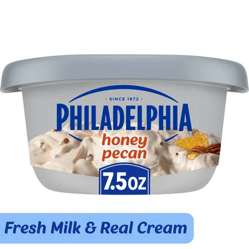 Philadelphia Honey Pecan Cream Cheese Spread, 7.5 oz Tub