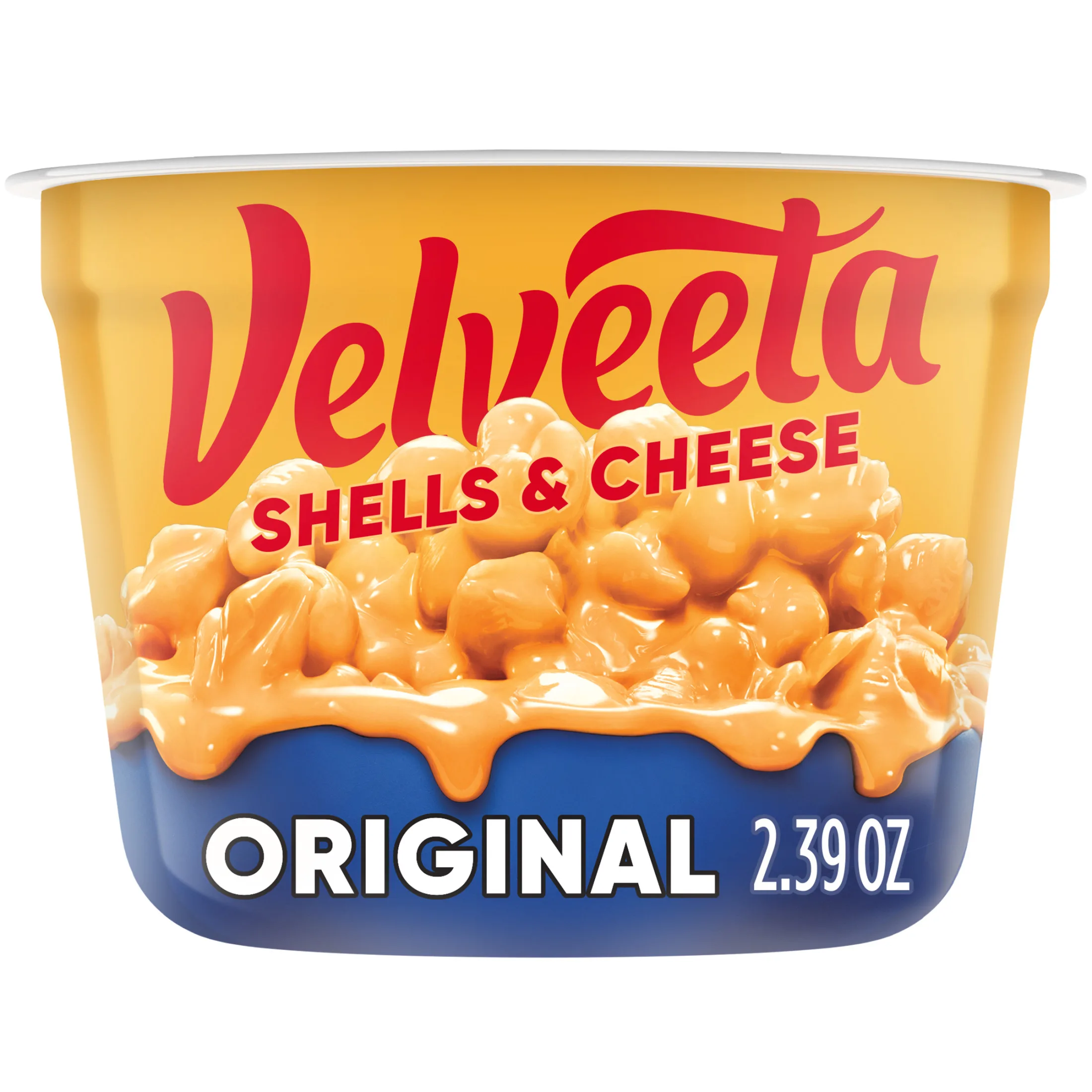 Velveeta Shells and Cheese Macaroni and Cheese Cups Easy Microwavable Dinner, 2.39 oz Cup