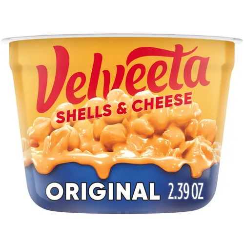 Velveeta Shells and Cheese Macaroni and Cheese Cups Easy Microwavable Dinner, 2.39 oz Cup