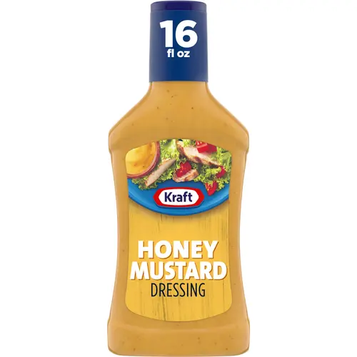 Kraft Honey Mustard Dressing, 16 fl oz Bottle