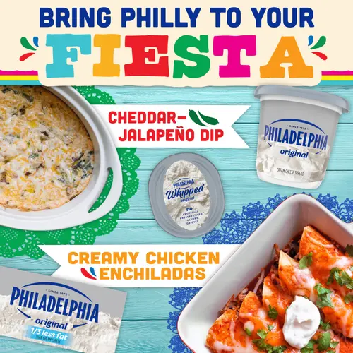 Philadelphia Reduced Fat Cream Cheese, 2 ct Pack, 8 oz Brick thumbnail 2