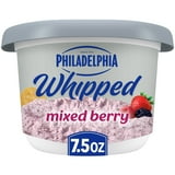 Philadelphia Mixed Berry Whipped Cream Cheese Spread, 7.5 oz Tub