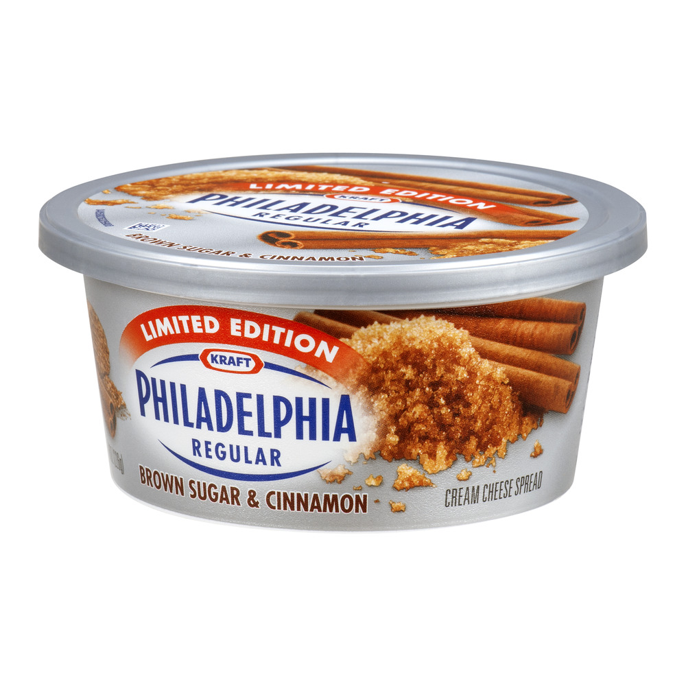 Kraft Philadelphia Regular Brown Sugar & Cinnamon Cream Cheese Spread, 8 Oz. thumbnail 3