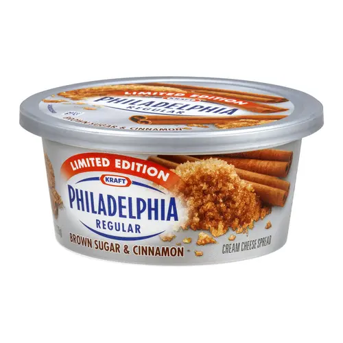 Kraft Philadelphia Regular Brown Sugar & Cinnamon Cream Cheese Spread, 8 Oz. thumbnail 3