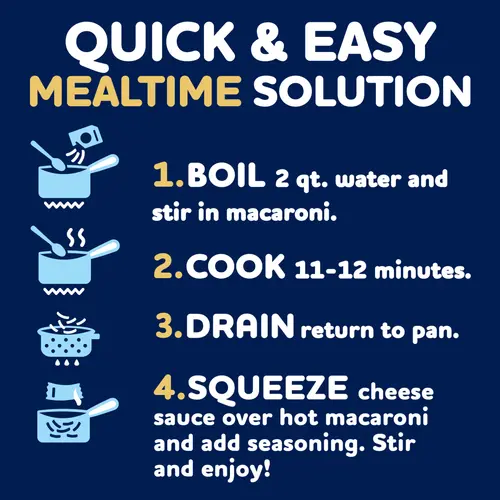 Kraft Deluxe White Cheddar and Garlic & Herbs Mac N Cheese Dinner, 11.9 oz Box, Shelf-Stable thumbnail 2