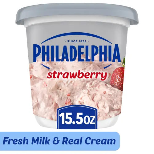 Philadelphia Strawberry Cream Cheese Spread, 15.5 oz Tub