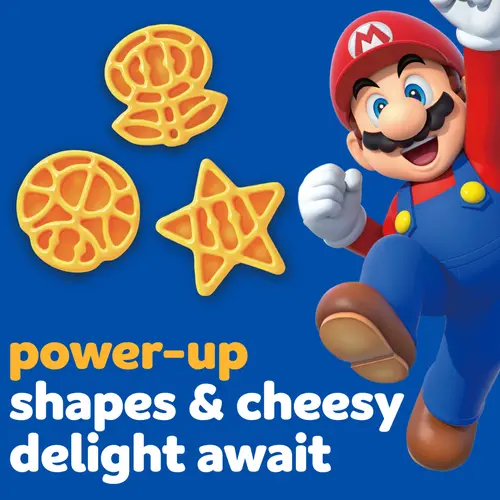 Kraft Mac N Cheese Dinner with Super Mario Power-Up Pasta Shapes, 5.5 oz Box, Shelf-Stable thumbnail 3