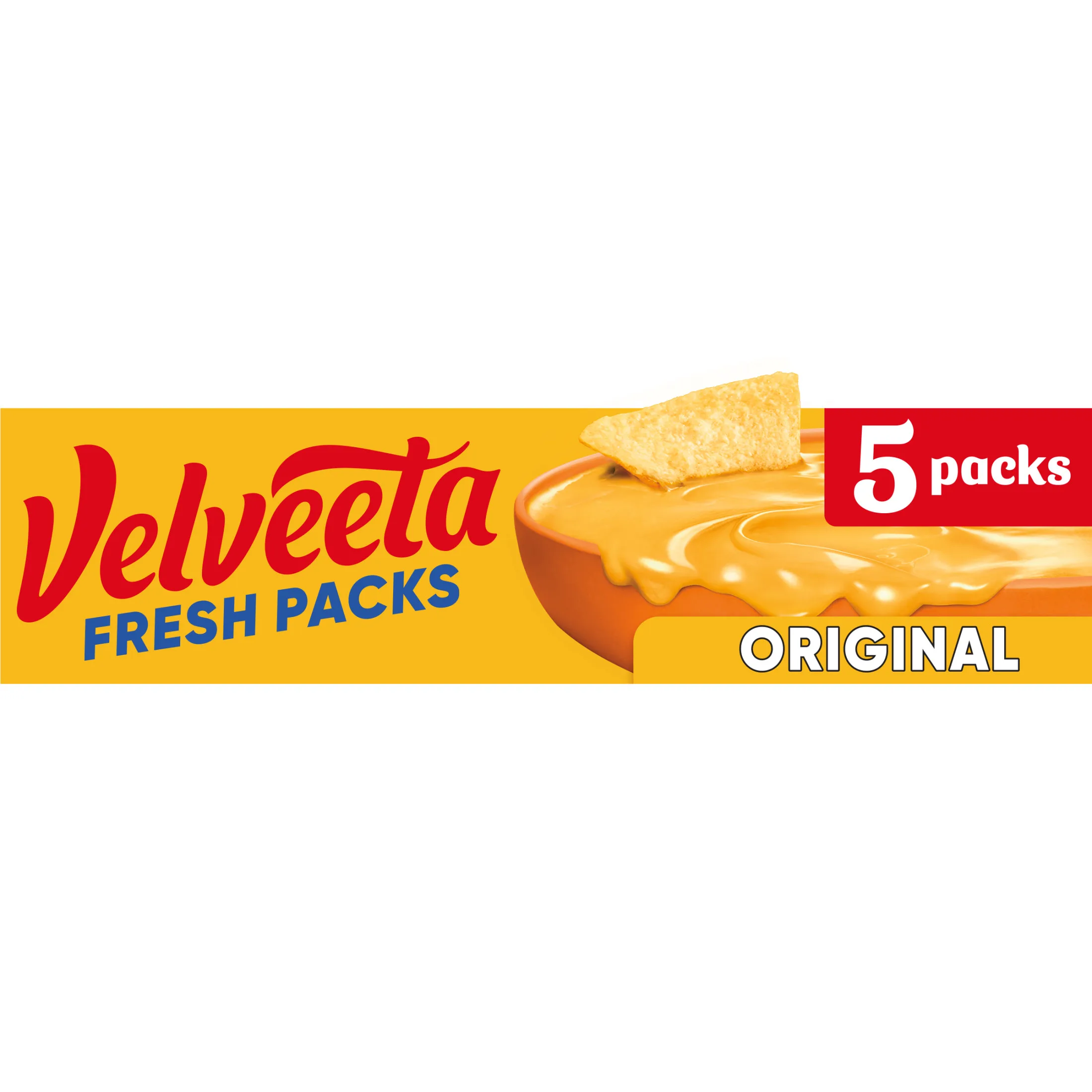 Velveeta Fresh Packs Original Melting Cheese Dip & Sauce, 5 ct Blocks
