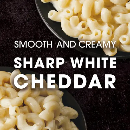 Cracker Barrel Sharp White Cheddar Mac N Cheese Macaroni and Cheese Dinner, 14 oz Box, Shelf-Stable thumbnail 2