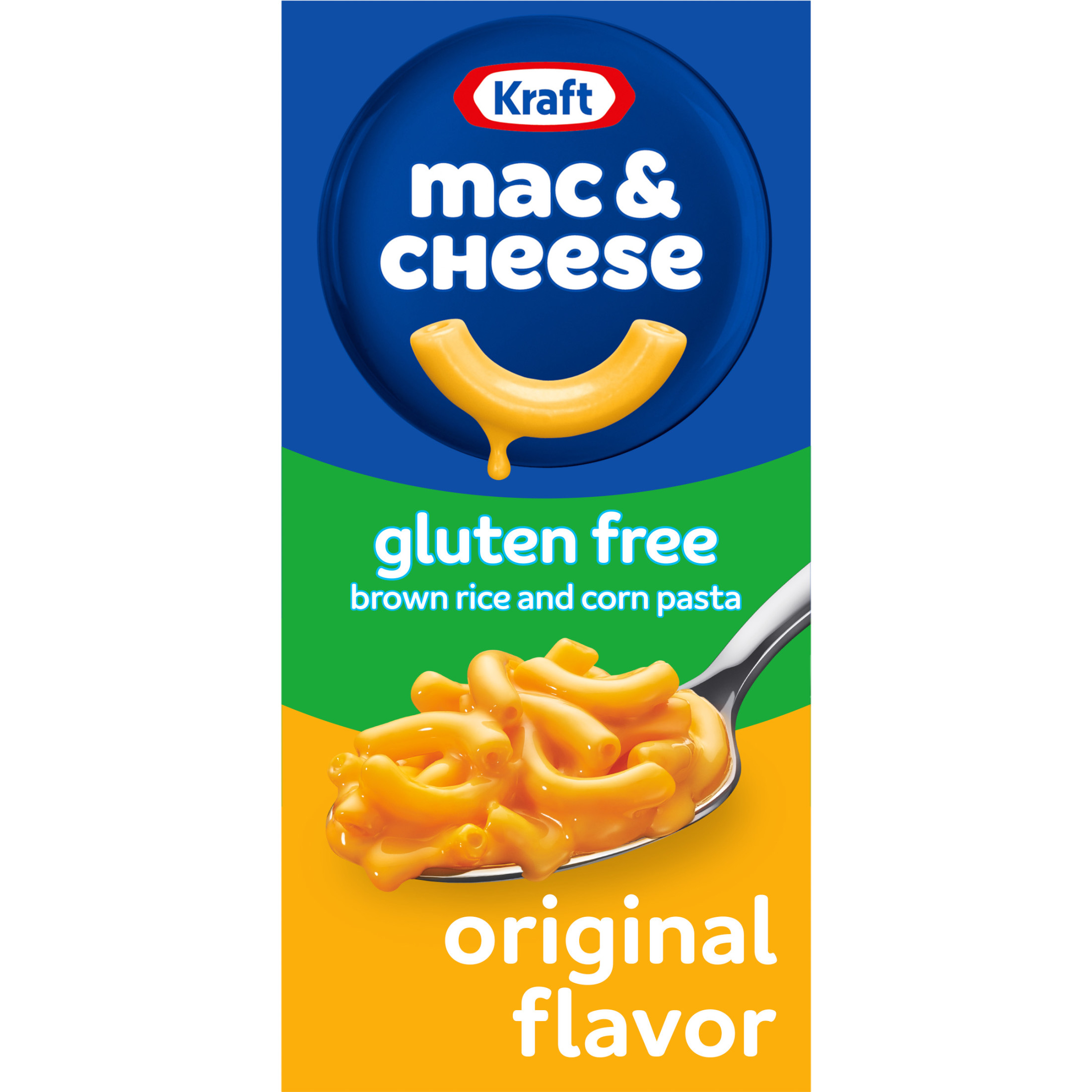 Kraft Gluten Free Original Mac N Cheese Dinner, 6 oz Box, Shelf-Stable