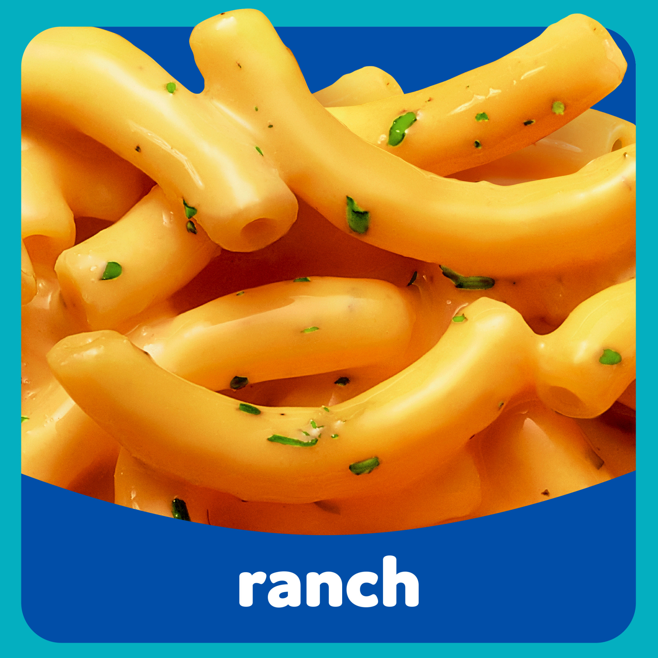 Kraft Ranch Flavored Mac & Cheese Dinner, 4 Ct Pack, 2.05 oz Cups, Shelf-Stable, Shelf-Stable thumbnail 3