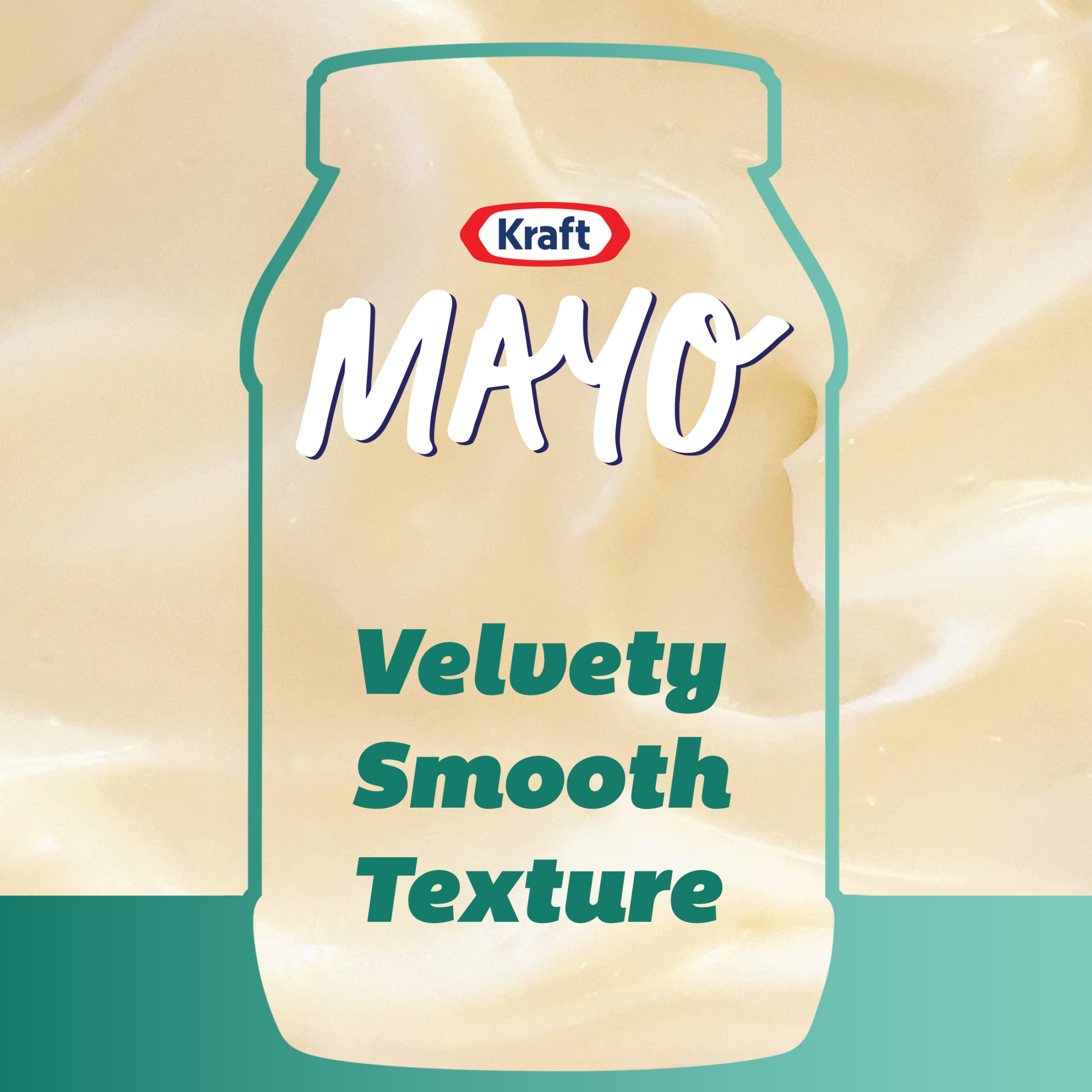 Kraft Real Mayo Creamy & Smooth Mayonnaise, 48 fl oz Jar thumbnail 3