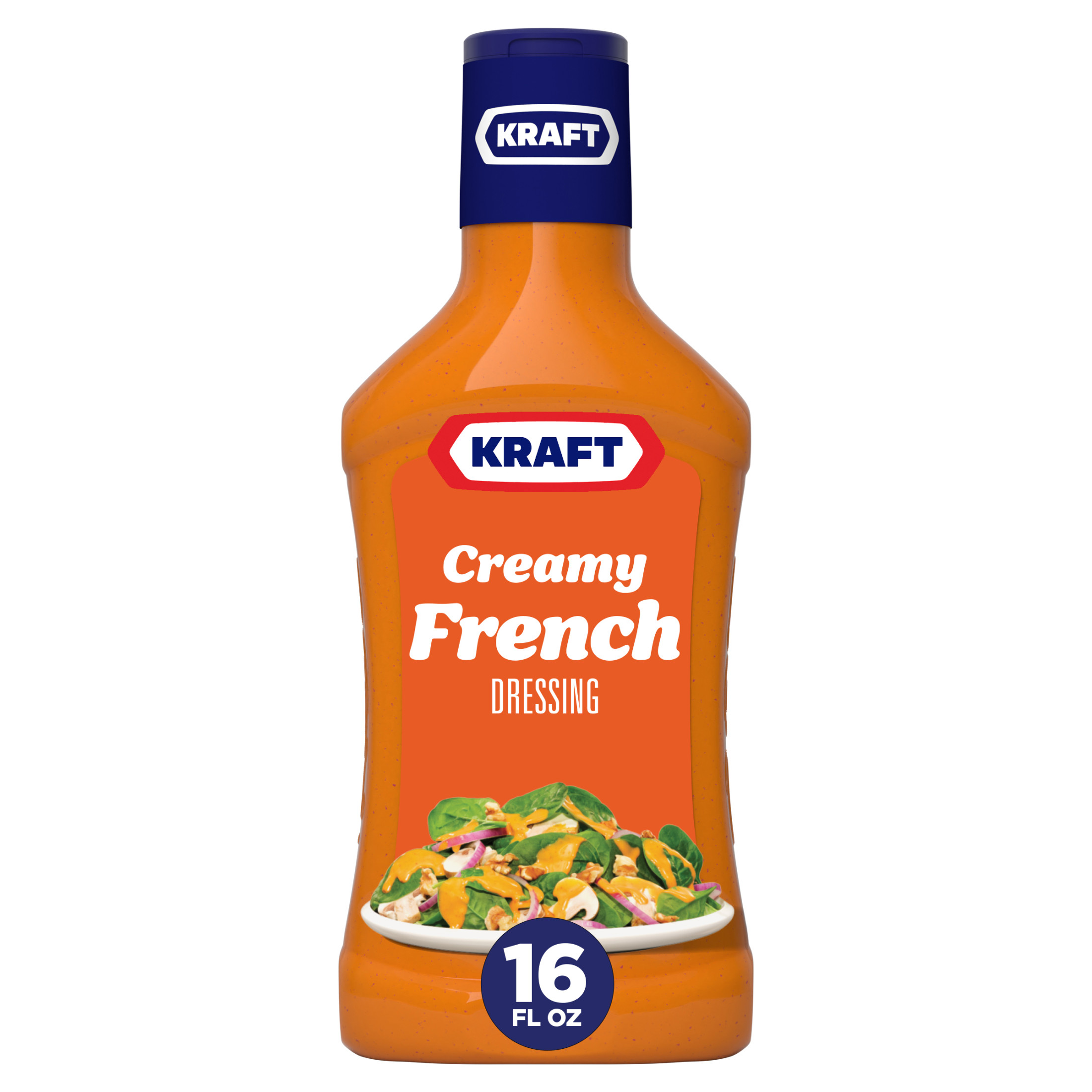 Kraft Creamy French Dressing, 16 fl oz Bottle