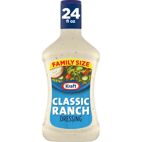 Kraft Classic Ranch Dressing Family Size, 24 fl oz Bottle