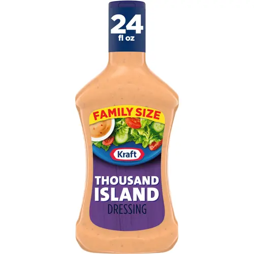 Kraft Thousand Island Dressing Family Size, 24 fl oz Bottle