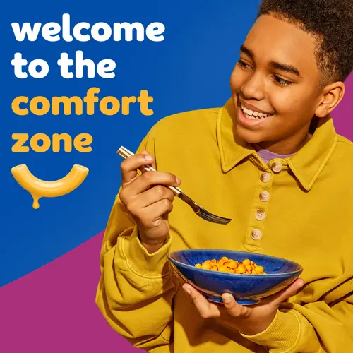 Kraft Three Cheese Mac N Cheese Dinner with Mini-Shell Pasta, 7.25 oz Box, Shelf-Stable thumbnail 3