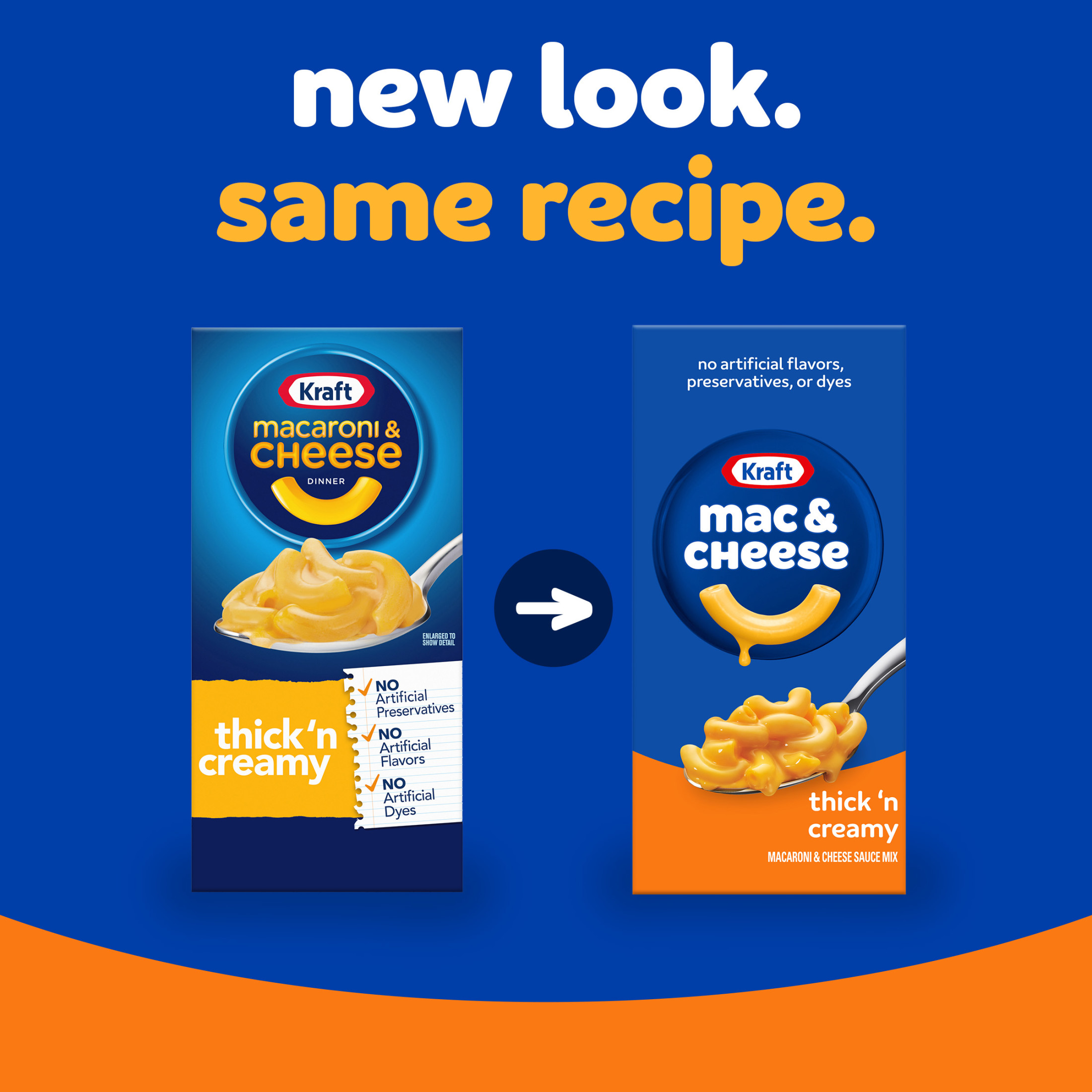 Kraft Thick 'n Creamy Mac N Cheese Dinner, 7.25 oz Box, Shelf-Stable thumbnail 2