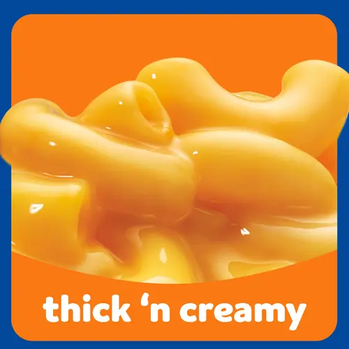 Kraft Thick 'n Creamy Mac N Cheese Dinner, 7.25 oz Box, Shelf-Stable thumbnail 4