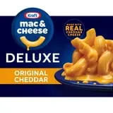 Kraft Deluxe Original Cheddar Mac N Cheese Dinner, 14 oz Box, Shelf-Stable