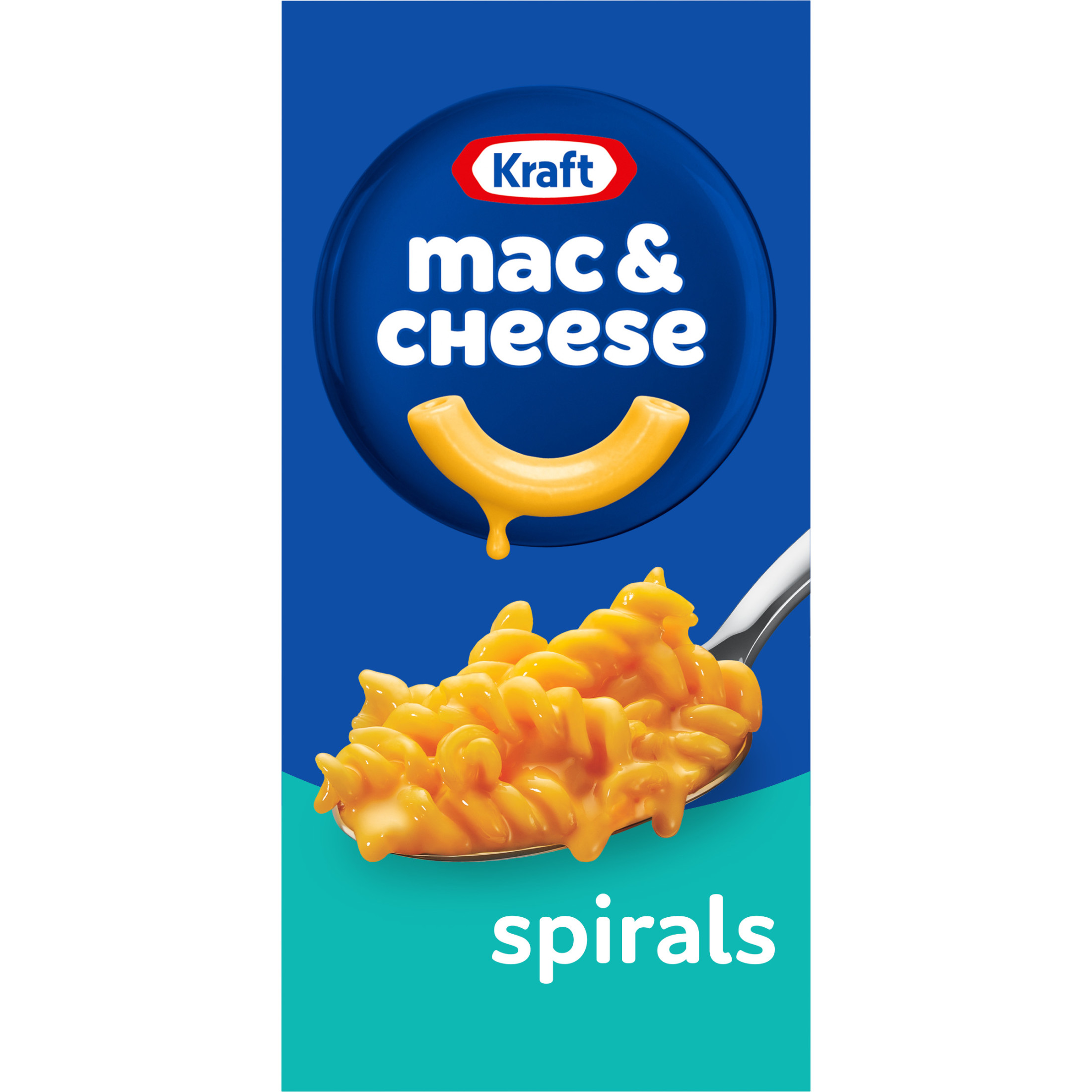 Kraft Spirals Original Mac N Cheese Dinner, 5.5 oz Box, Shelf-Stable