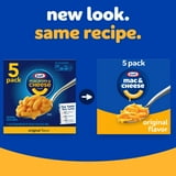 Kraft Original Mac N Cheese Dinner, 5 ct Pack, 7.25 oz Boxes, Shelf-Stable thumbnail 2