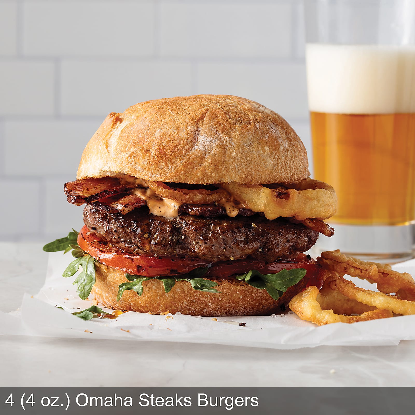 Omaha Steaks Favorites Gift Basket (4x Bacon-Wrapped Filet Mignon, 4 Air-Chilled Boneless Chicken Breasts, 4x Omaha Steaks Burge thumbnail 3