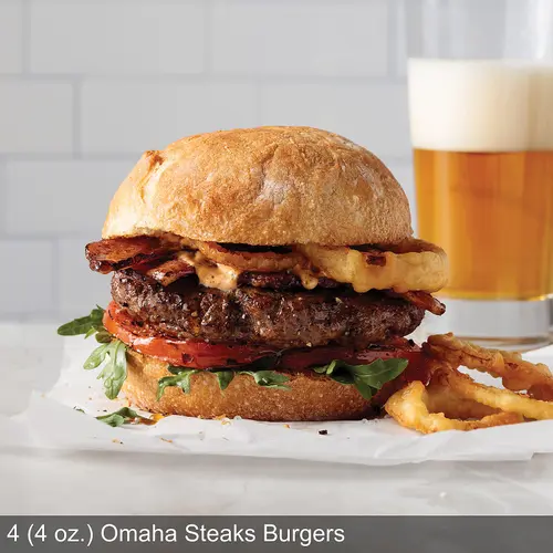 Omaha Steaks Favorites Gift Basket (4x Bacon-Wrapped Filet Mignon, 4 Air-Chilled Boneless Chicken Breasts, 4x Omaha Steaks Burge thumbnail 3