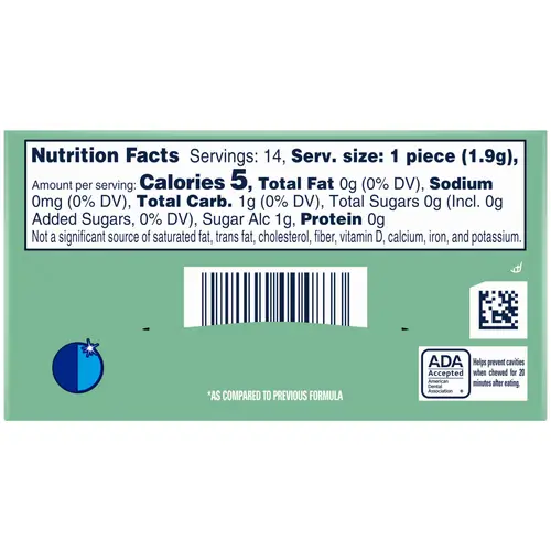 Orbit Gum Sweet Mint Sugar Free Chewing Gum, Single Pack - 14 Pieces thumbnail 2