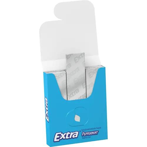 Extra Gum Peppermint Sugar Free Chewing Gum, Single Pack - 15 Stick thumbnail 2