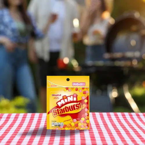 Starburst Mini Original Fruit Chews Summer Candy, Grab-N-Go - 8 oz Bag thumbnail 4