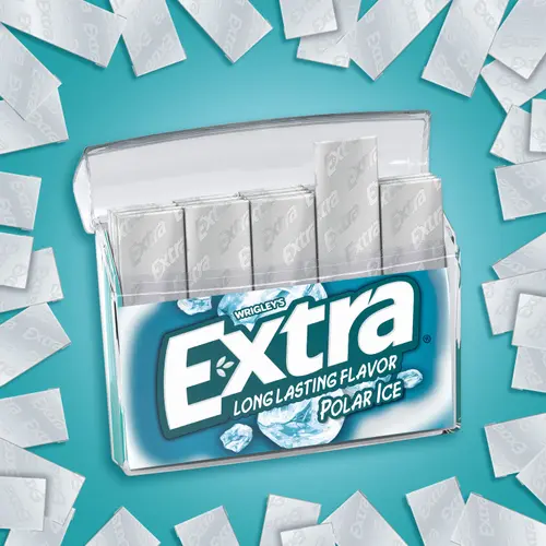Extra Polar Ice Sugar Free Chewing Gum - 35 ct Pack thumbnail 2